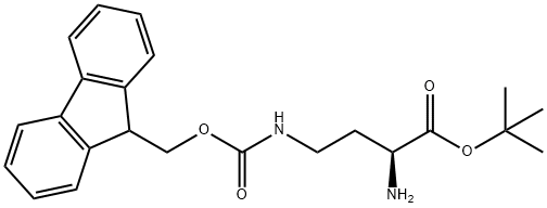 H-DAP(FMOC)-OTBU.HCL 结构式