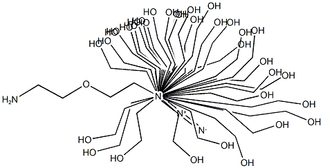 N3-PEG23-CH2CH2NH2 结构式