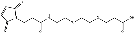 3-(2-(2-(3-(2,5-Dioxo-2,5-dihydro-1H-pyrrol-1-yl)propanamido)ethoxy)ethoxy)propanoicacid