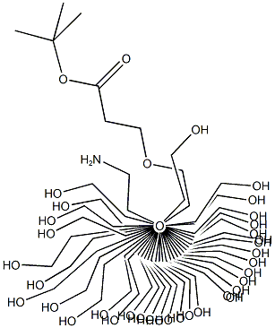 H2N-PEG36-CH2CH2COOTBU 结构式