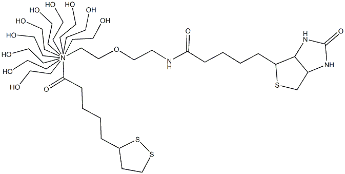 Biotin-dPEG(R)11-Lipoamide 结构式