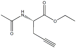 N-alpha-Acetyl-L-propargylglycine ethyl ester 结构式