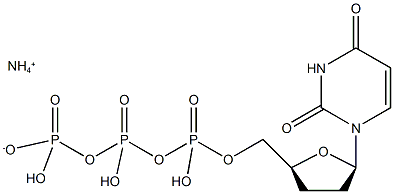 双脱氧尿苷-5'-三磷酸 结构式