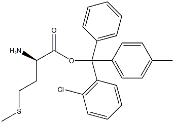 H-D-MET-2-CHLOROTRITYL RESIN 结构式