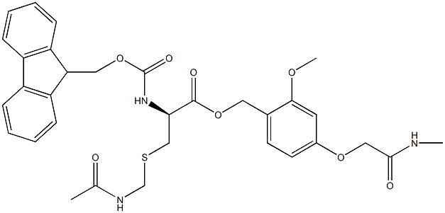 Fmoc-D-Cys(Acm)-AC TG 结构式