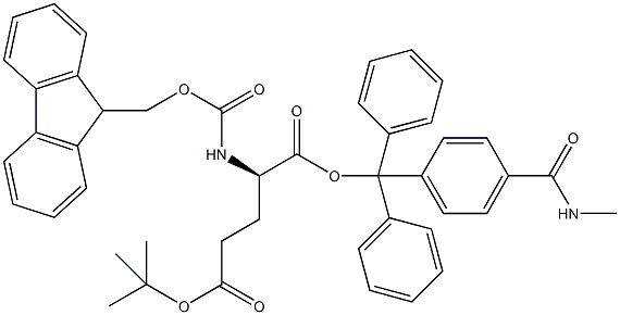 Fmoc-D-Glu(tBu)-Trt TG 结构式