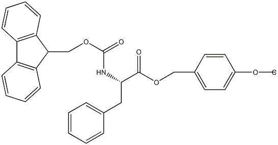 Fmoc-L-Phe-Wang TG 结构式