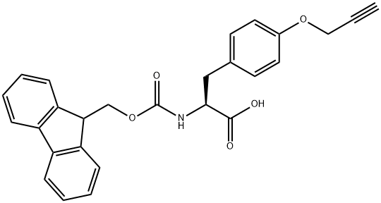 FMOC-TYR(PROPARGYL)-OH 结构式