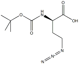 (R)-2-T-BUTYLOXYCARBONYLAMINO-4-AZIDOBUTANOIC ACID CYCLOHEXYLAMINE 结构式
