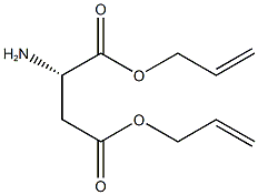 L-Aspartic acid-1,4-diallyl ester tosylate 结构式