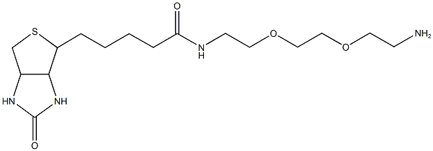 Α-生物素-Ω-氨基聚乙二醇 结构式