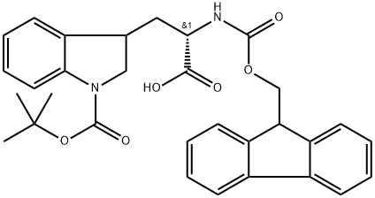 FMOC-L-DHT(BOC)-OH 结构式