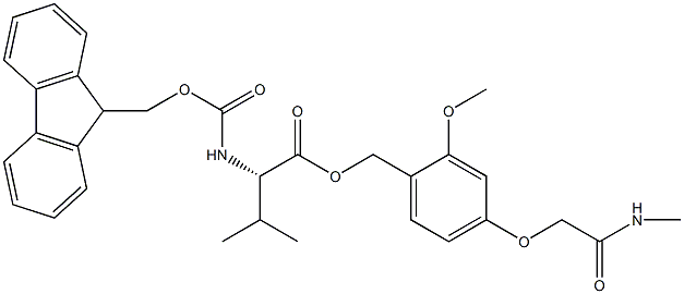 Fmoc-L-Val-AC TG 结构式