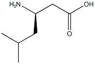 D-beta-Homoleucine hydrochloride 结构式