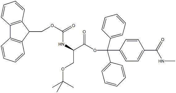 Fmoc-D-Ser(tBu)-Trt TG 结构式