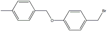 4-Benzyloxybenzyl bromide polystyrene (100-200 mesh, 0.5-1.3 mmol 结构式