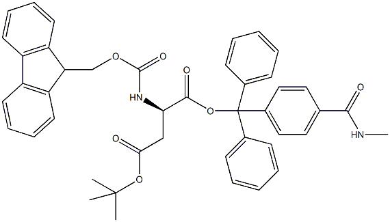 Fmoc-D-Asp(tBu)-Trt TG 结构式