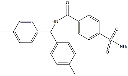 4-(Amidosulfonyl)benzoylamido-4-methyl-benzhydryl resin (1% DVB, 100-200 mesh, 0.7-1.3 mmol 结构式