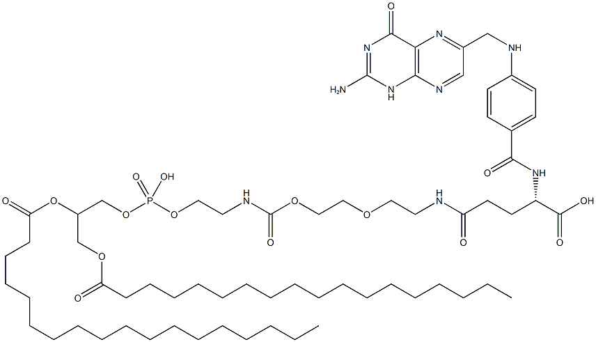 磷脂-聚乙二醇-乙酸 结构式