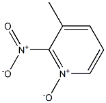 2-硝基-3-甲基吡啶氮氧化物 结构式