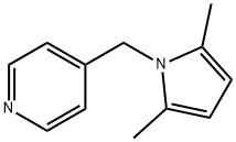 4-[(2,5-dimethylpyrrol-1-yl)methyl]pyridine 结构式