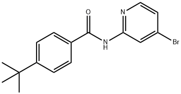 N-(4-bromopyridin-2-yl)-4-tert-butylbenzamide 结构式