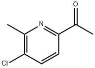 1-(5-氯-6-甲基吡啶-2-基)乙-1-酮 结构式