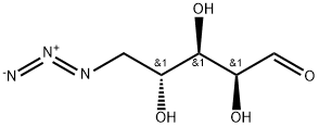 5-叠氮-5-脱氧-D-阿拉伯糖 结构式