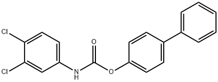 (4-phenylphenyl) N-(3,4-dichlorophenyl)carbamate 结构式