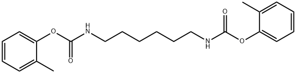 (2-methylphenyl) N-[6-[(2-methylphenoxy)carbonylamino]hexyl]carbamate 结构式