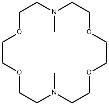 7,16-dimethyl-1,4,10,13-tetraoxa-7,16-diazacyclooctadecane 结构式