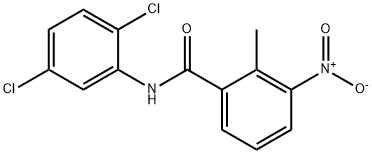 N-(2,5-dichlorophenyl)-2-methyl-3-nitrobenzamide 结构式