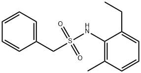 N-(2-ethyl-6-methylphenyl)-1-phenylmethanesulfonamide 结构式