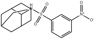 N-(2-adamantyl)-3-nitrobenzenesulfonamide 结构式