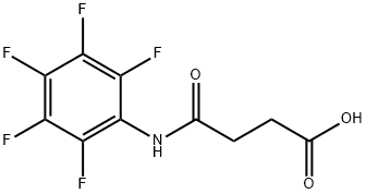 3-[(五氟苯基)氨基甲酰基]丙酸 结构式