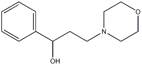 3-morpholin-4-yl-1-phenylpropan-1-ol 结构式