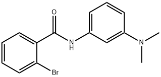 2-bromo-N-[3-(dimethylamino)phenyl]benzamide 结构式