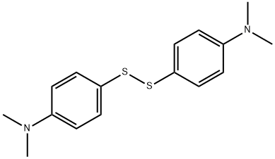 4-[[4-(dimethylamino)phenyl]disulfanyl]-N,N-dimethylaniline 结构式