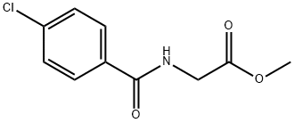 methyl 2-[(4-chlorobenzoyl)amino]acetate 结构式