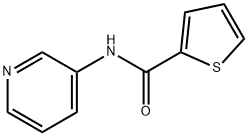 N-(吡啶-3-基)噻吩-2-羧酰胺 结构式