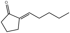 (2E)-2-pentylidenecyclopentan-1-one 结构式