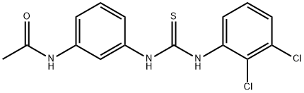 N-[3-[(2,3-dichlorophenyl)carbamothioylamino]phenyl]acetamide 结构式