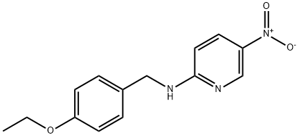 N-[(4-ethoxyphenyl)methyl]-5-nitropyridin-2-amine 结构式