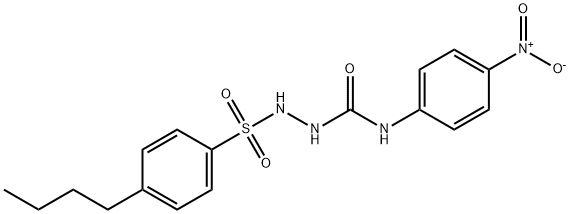 1-[(4-butylphenyl)sulfonylamino]-3-(4-nitrophenyl)urea 结构式