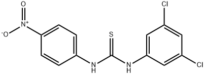 1-(3,5-dichlorophenyl)-3-(4-nitrophenyl)thiourea 结构式