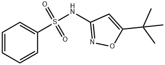 N-(5-tert-butyl-1,2-oxazol-3-yl)benzenesulfonamide 结构式
