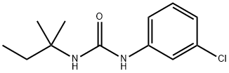 1-(3-chlorophenyl)-3-(2-methylbutan-2-yl)urea 结构式