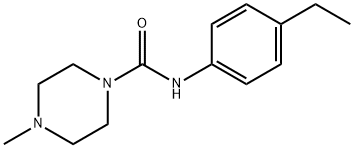 N-(4-ethylphenyl)-4-methylpiperazine-1-carboxamide 结构式