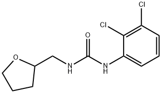 1-(2,3-dichlorophenyl)-3-(oxolan-2-ylmethyl)urea 结构式