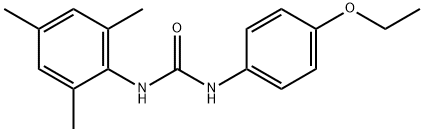 1-(4-ethoxyphenyl)-3-(2,4,6-trimethylphenyl)urea 结构式